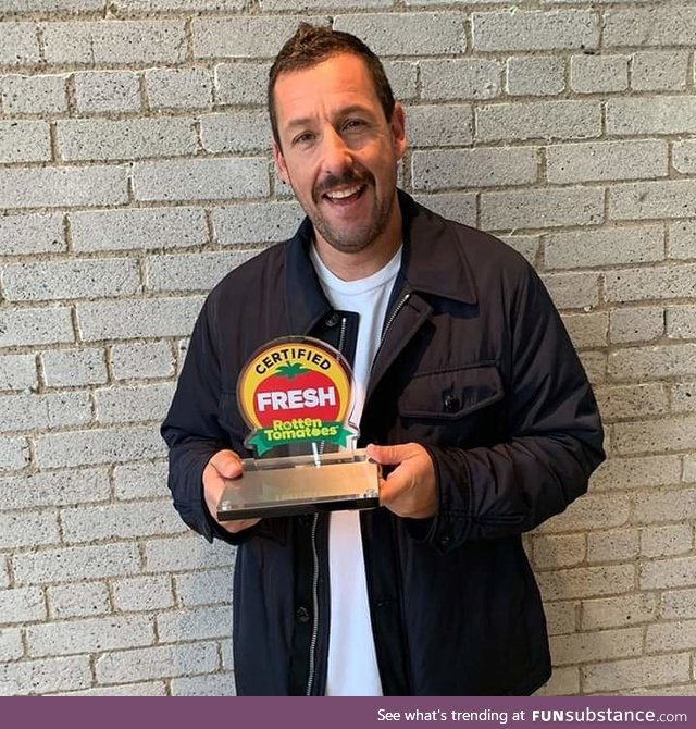 Rotten Tomatoes gave Adam Sandler a belated birthday present. His comedy special '100%