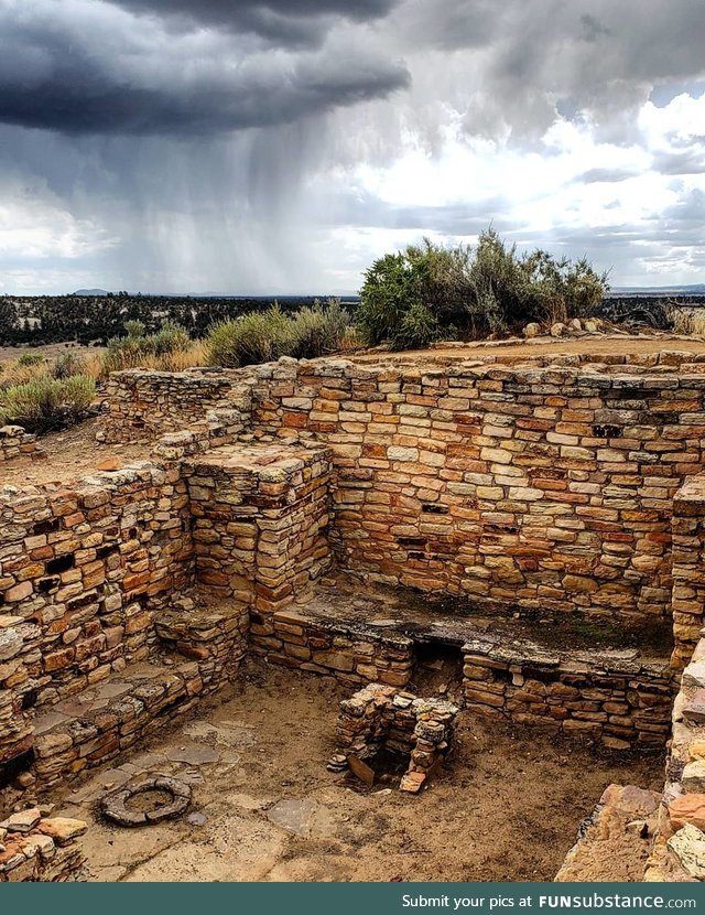 The ruins of Atsinna in New Mexico