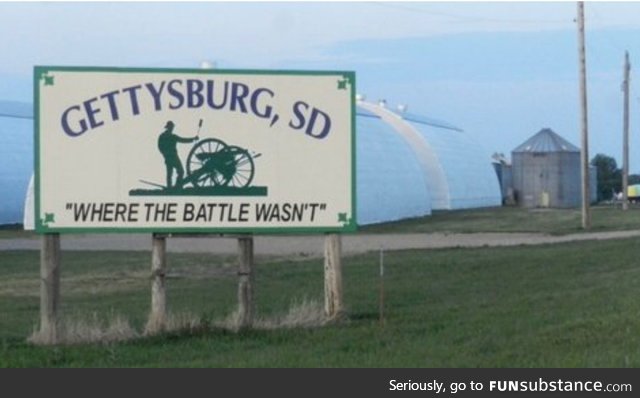 The town motto of Gettysburg, SD