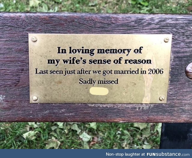 Not your average memorial plaque