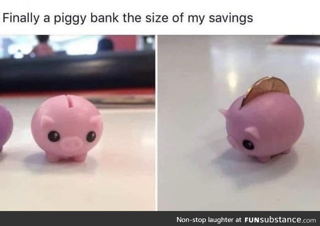 Who needs this piggy bank?