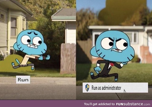 Who else likes running as administrator?
