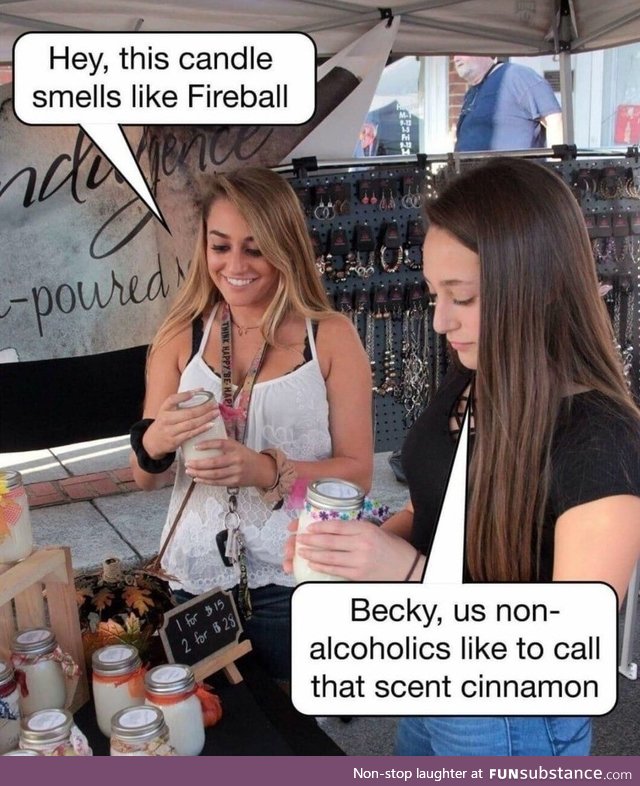 Becky you alcoholic