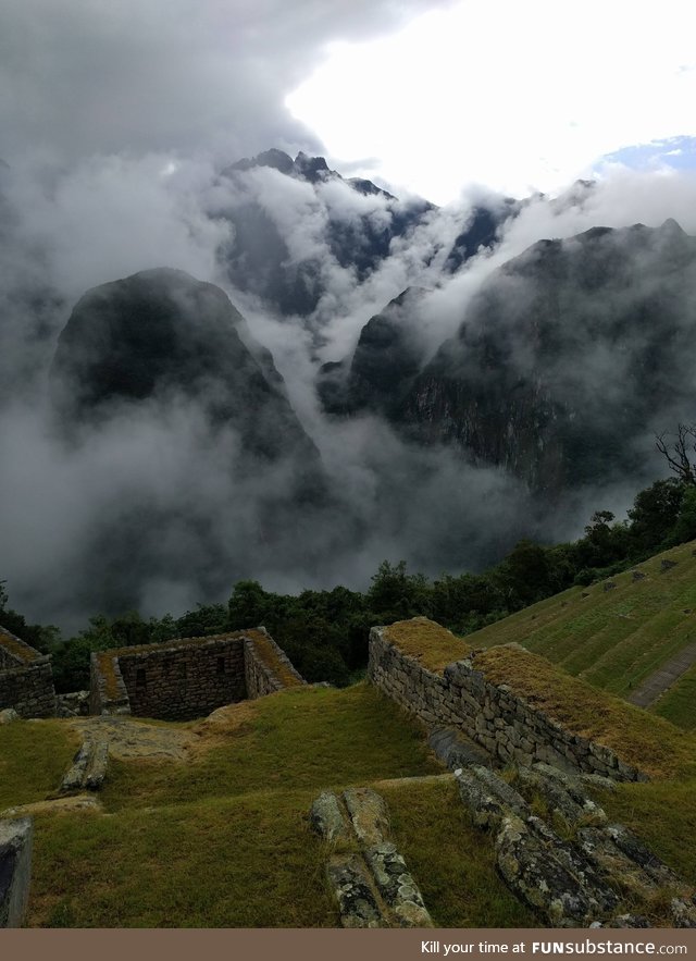 Our trip to Machu Picchu offered some unique clouds