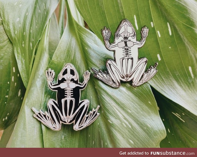 Froggo Fun #291/Spooktober 2020 - Skelly Pins