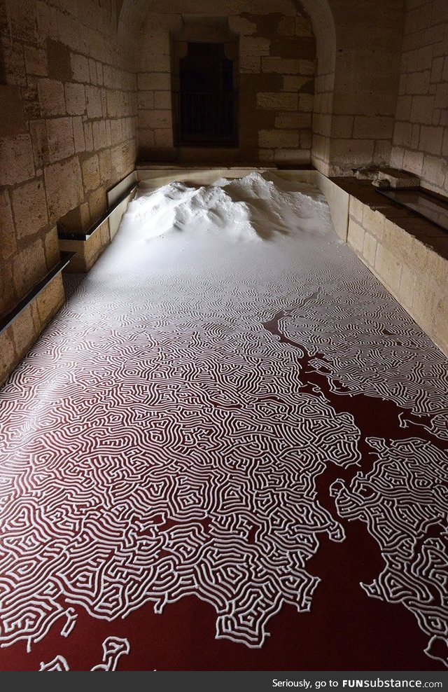 Salt Labyrinths by Japanese Artist Motoi Yamamoto