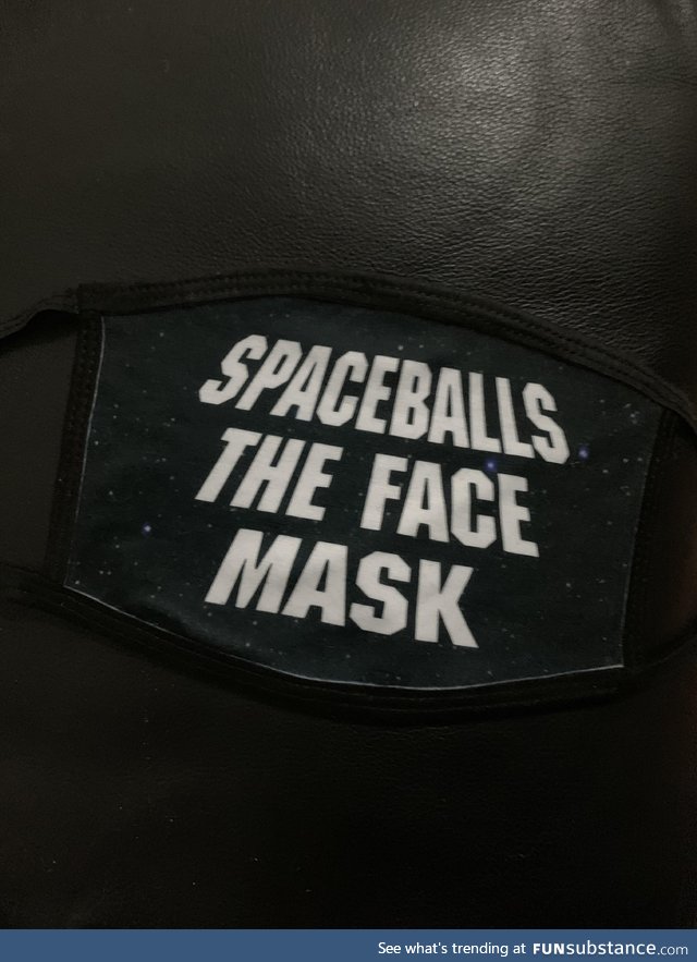 My dad’s face mask. Anyone remember that classic?