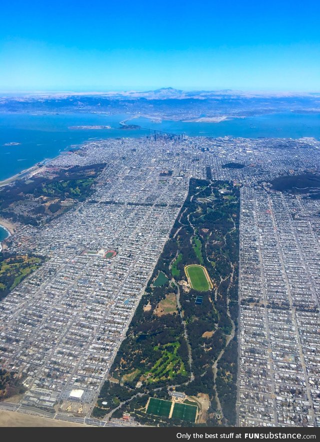 San Francisco's Golden Gate Park is 20% bigger than Central Park