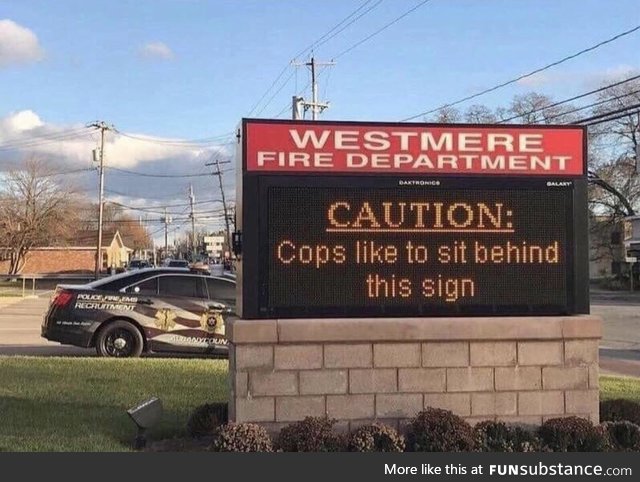 Better listen to the sign