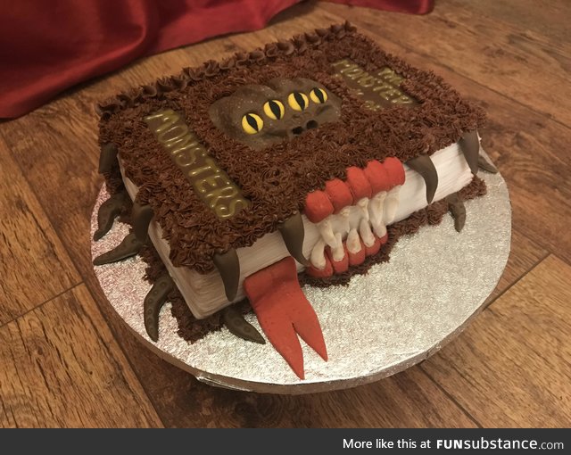 The monster book of monsters [the cake]