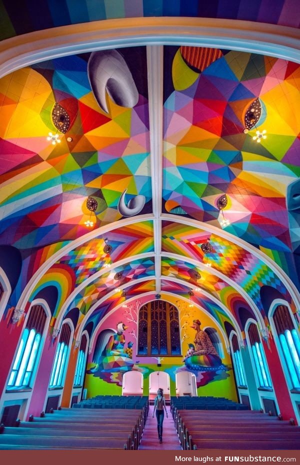 The absolutely beautiful International Church of Cannabis in Denver, Colorado