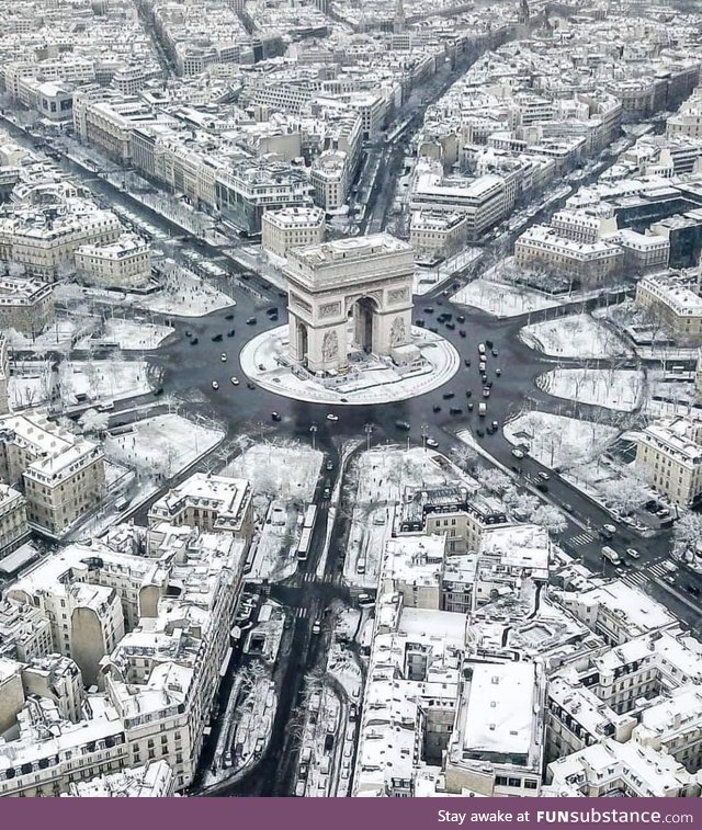 Paris in Winter White