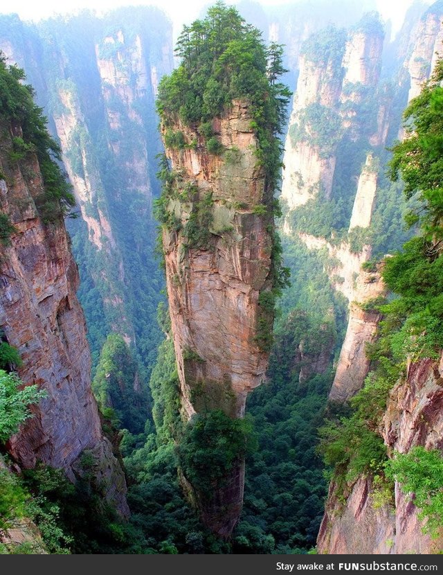 The tianzi mountains, china