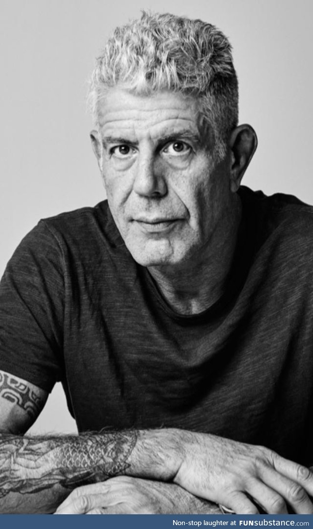 Two year anniversary was today. The world misses you Mr. Bourdain