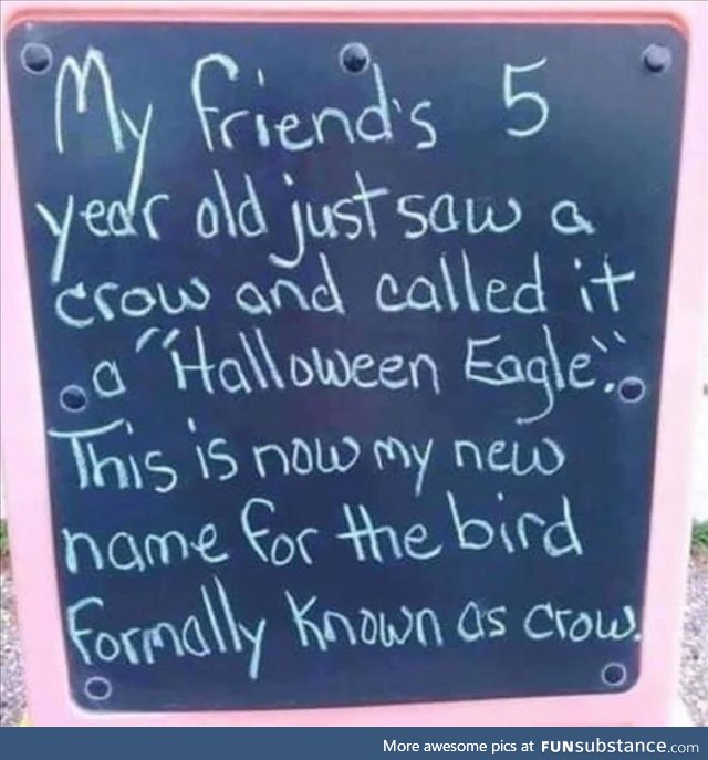 Halloween eagle