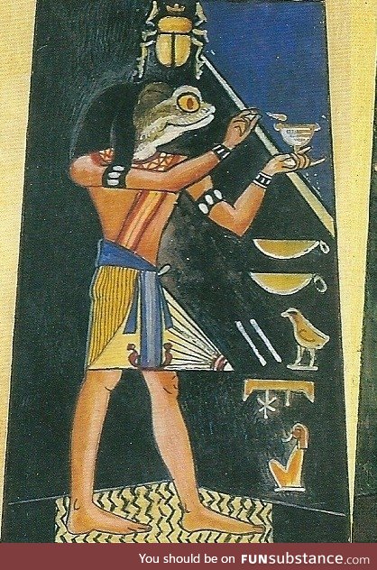 Frogs in Fiction #35/Spooktober 2020 - Kek (Egyptian Mythology)