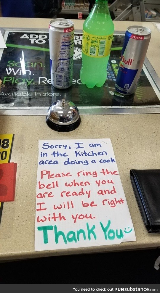 TMI from my local gas station
