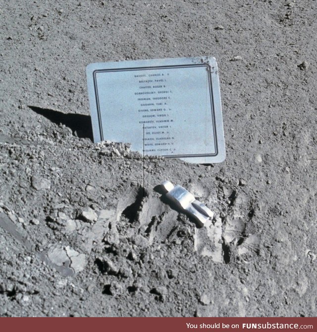 There’s a memorial sitting on the Moon for every astronaut who died in the pursuit of