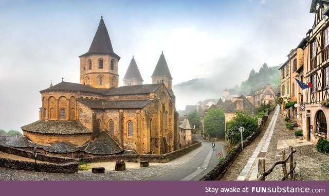 Sainte Foy abbey church in Conques, France