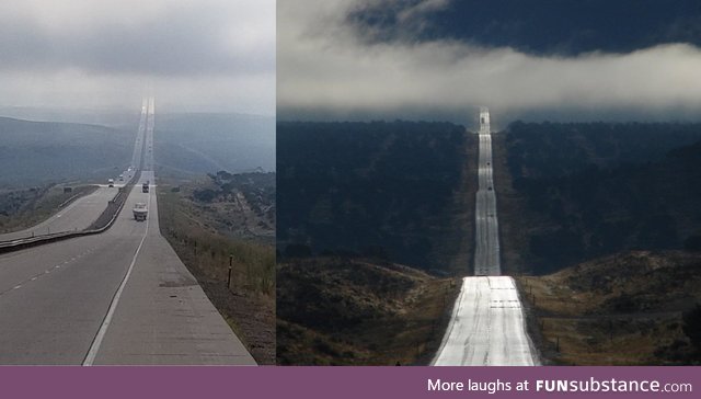 This stretch of Highway I-80 in Wyoming is known as the Highway to Heaven