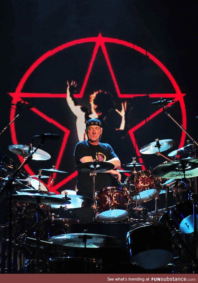 Neil Peart of RUSH!! Drum extraordinaire has left the building!! Thank you for creating