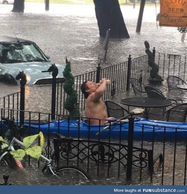 Meanwhile, this morning in New Orleans
