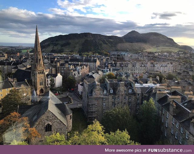 Arthur’s seat in Edinburgh