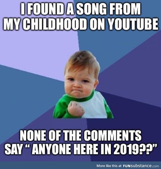 In fact, the newest comment is still a couple years old