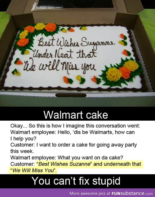 Walmart cake