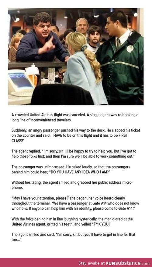 The best flight attendant