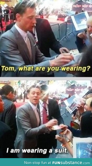 Tom Hiddleston at the premiere of Iron Man 3