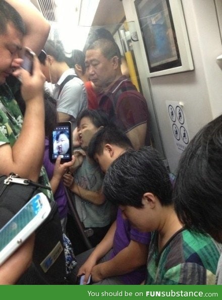 Meanwhile on a chinese train