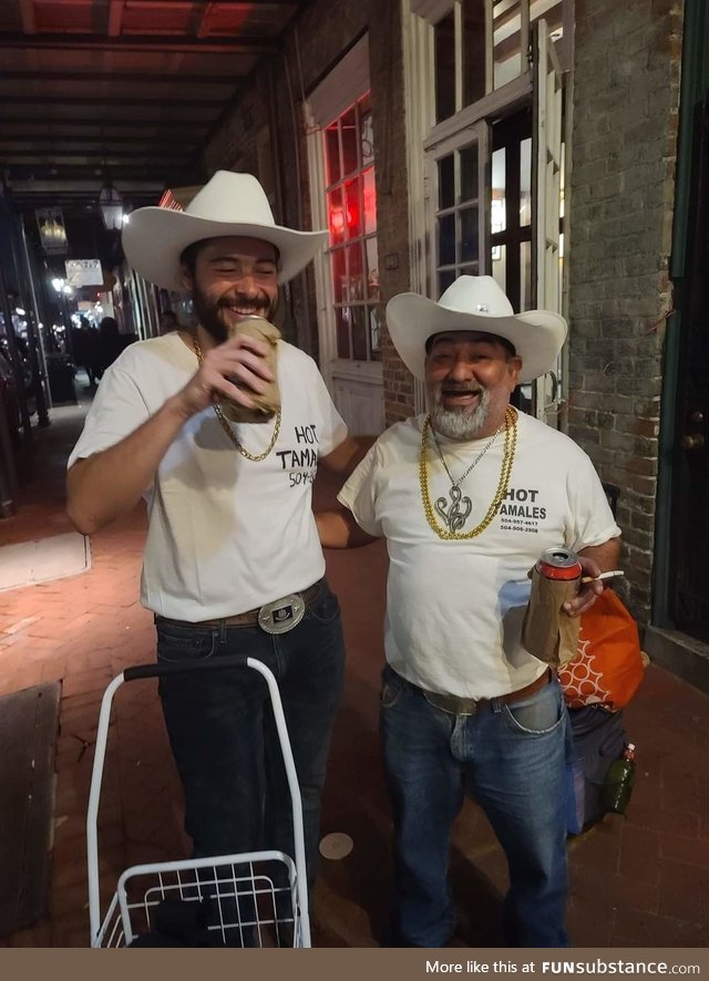 This guy is a staple in the NOLA community. Yesterday someone dressed as him for
