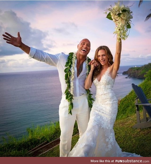 Dwayne Johnson marries long-term girlfriend Lauren in surprise Hawaiian wedding after 12
