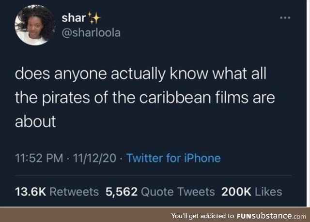 The Pirates of the Caribbean movies