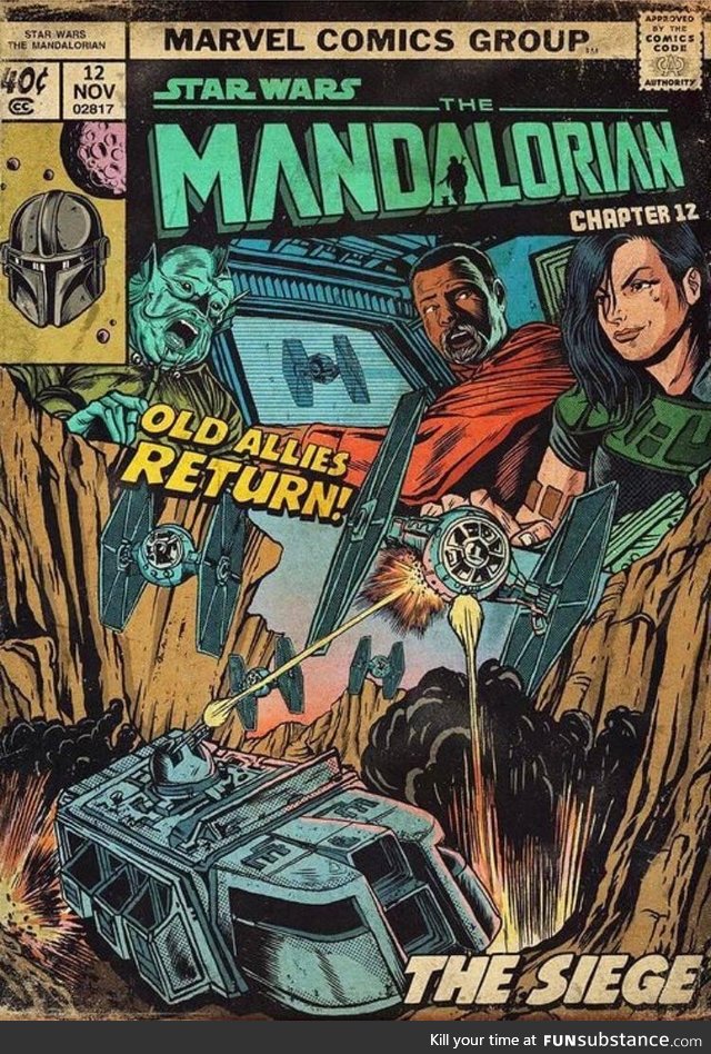 Love this Mandalorian Cover.