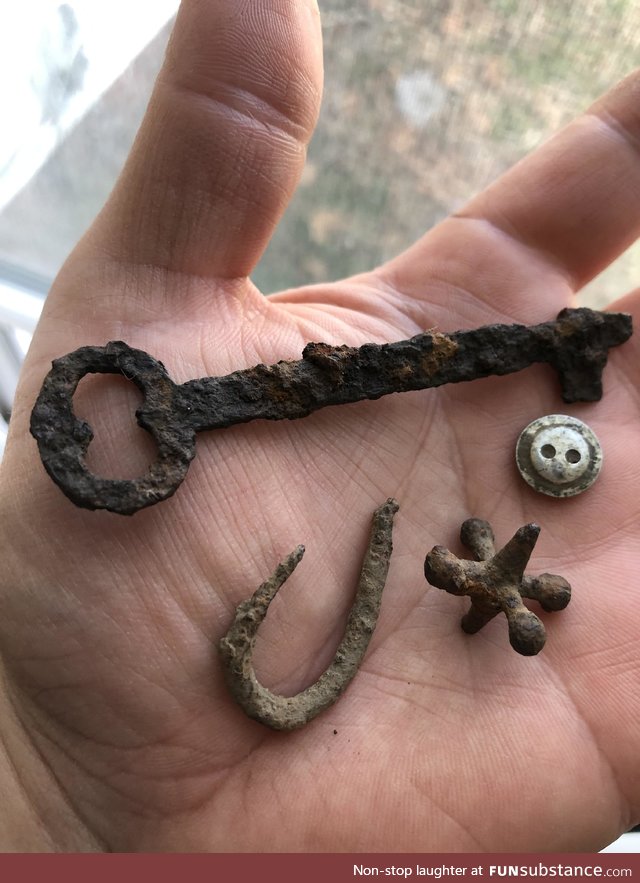 Found these in my front yard metal detecting