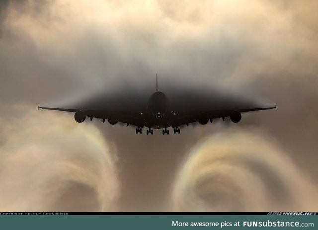 Airbus A380 approaching like a Mother Ship