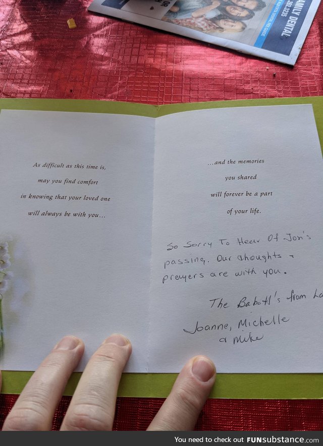 Someone thought I'd died because I quit Facebook and sent my family a sympathy card