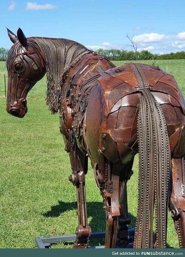 Made from Old Farm Equipment