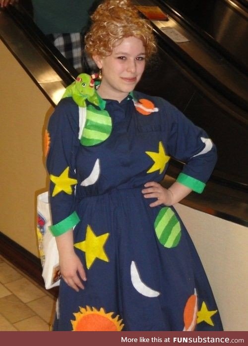 Ms. Frizzle from the Magic School Bus