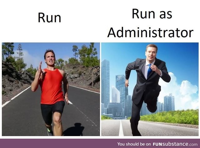 Run as Administrator