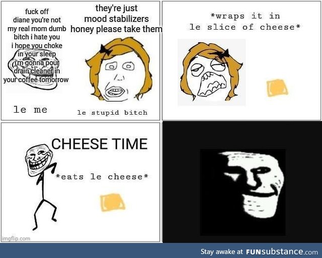 Eats le cheese - FunSubstance.