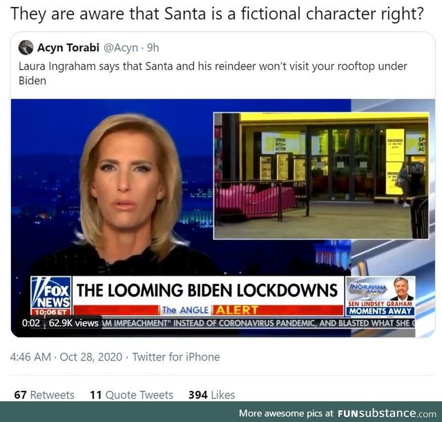 No Santa for you! - the Santa nazi, probably