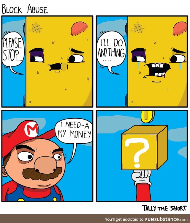 Mario got really abusive