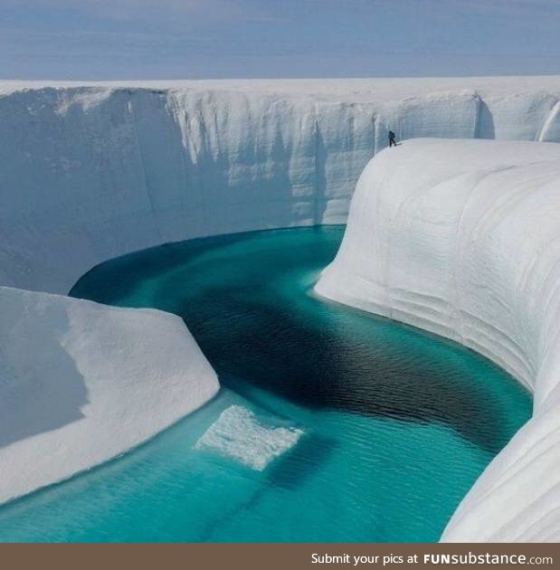 Ice Canyon in Greenland
