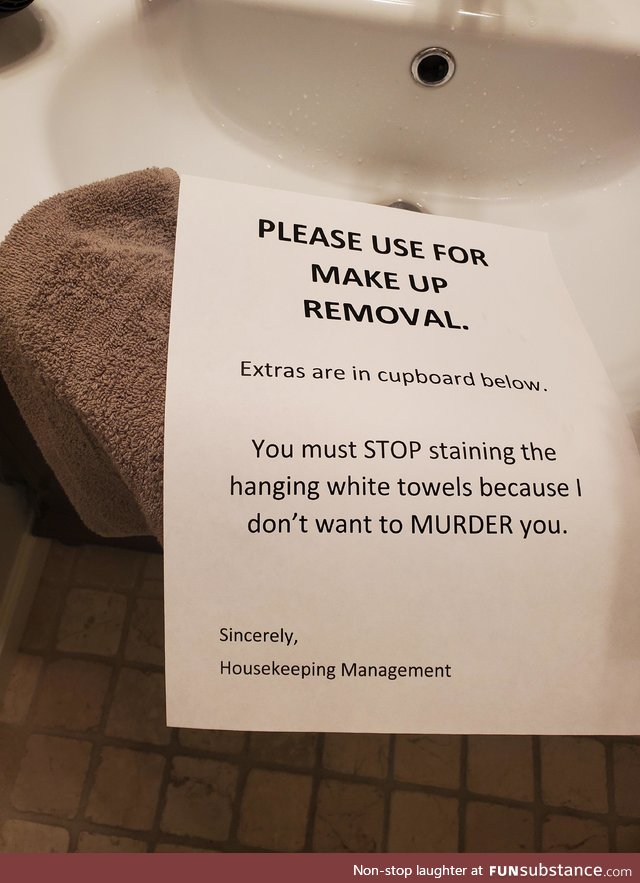 I found this from my husband in the bathroom lol