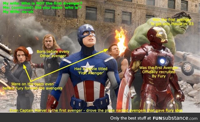 Who is not the first avenger?