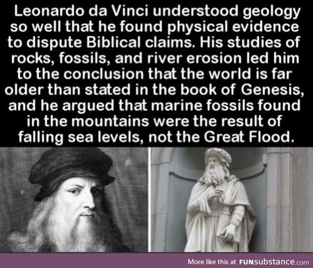 Da Vinci was quite the geographer