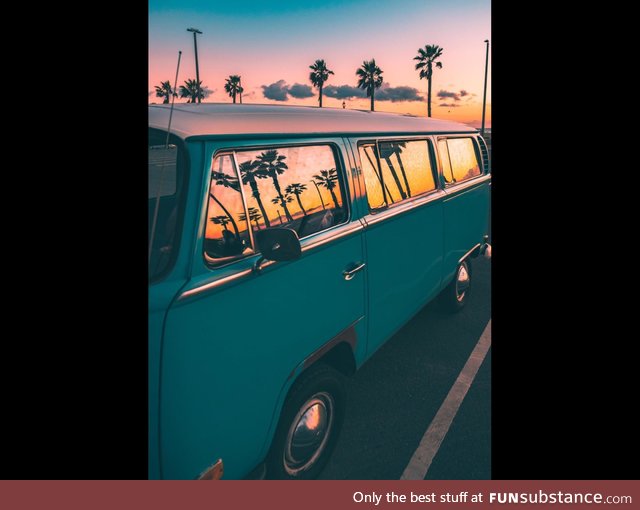 VW Bus reflection on of my best photos